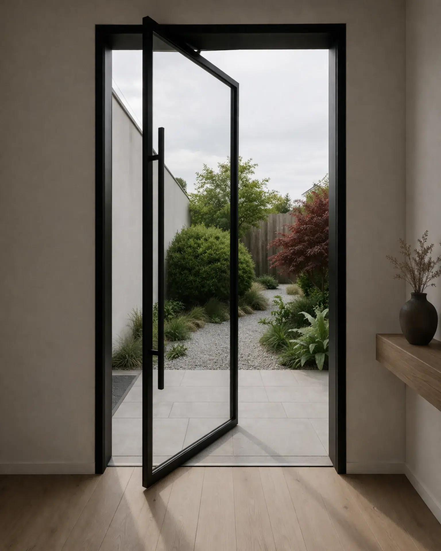 VLX 100 Pivot Door in Doral, FL | TruePane Windows & Doors - detail 1